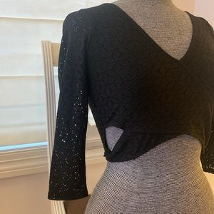 Hollister Cut Out Crop Top